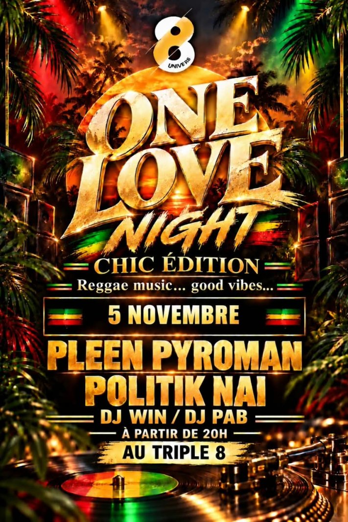 One Love Night - Affiche