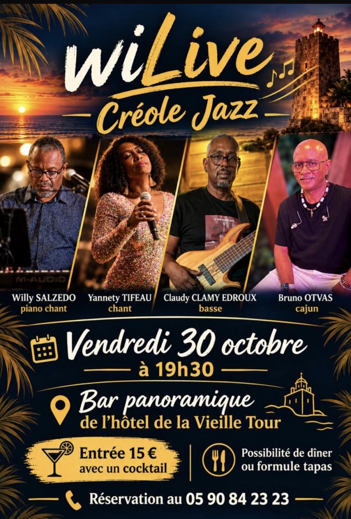 Wilive Créole Jazz - Affiche