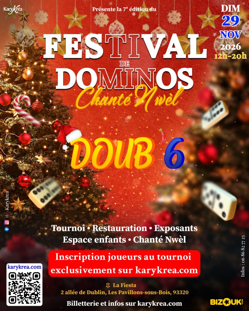 Festival De Dominos Doub'6  - Affiche