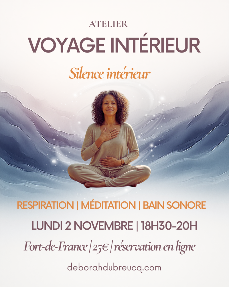 Voyage Intérieur - Respiration, Méditation & Bain Sonore - Affiche