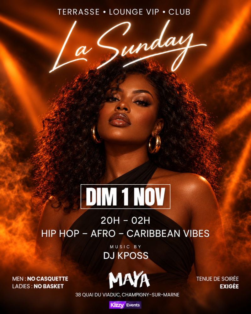 La Sunday - Dimanche 1er Novembre 🔥 - Affiche