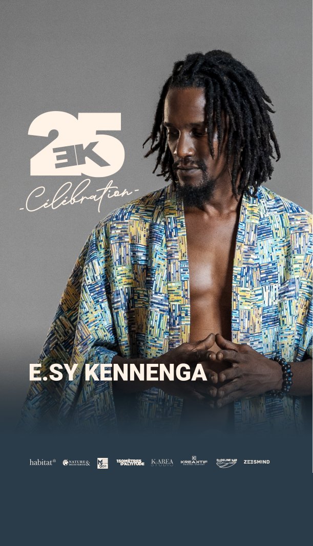 E.sy Kennenga À St Laurent Du Maroni En Guyane «25 Ans De Carrière» - Affiche
