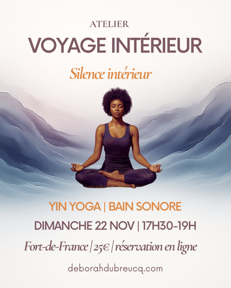 Voyage Intérieur - Yin Yoga & Bain Sonore - Affiche