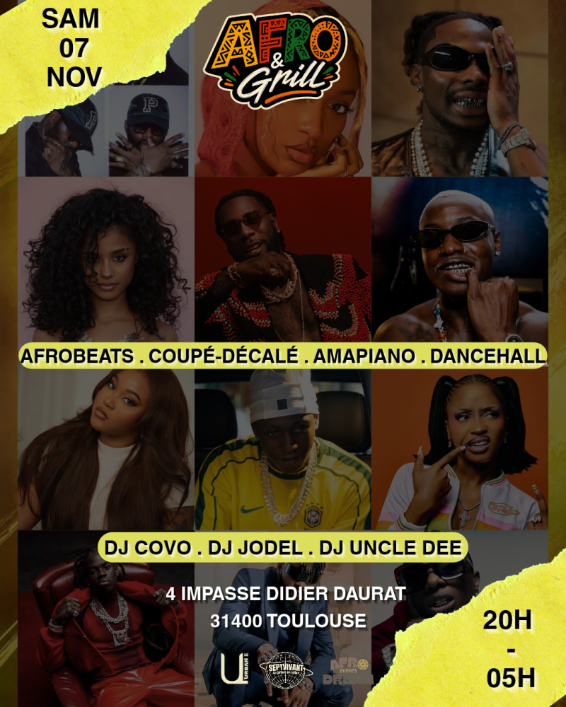 Afro&grill Party Vol.3 - Affiche