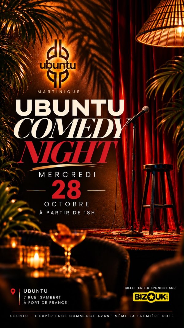 Ubuntu Comedy Night - Affiche