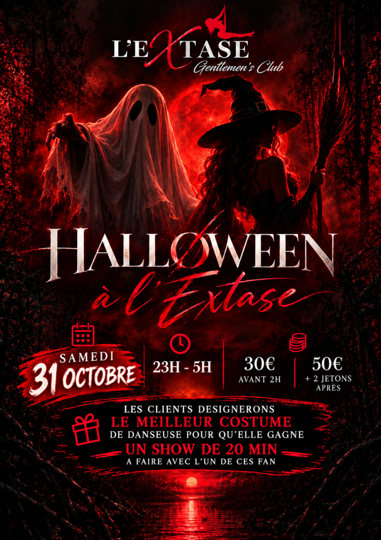 Halloween À L'Extase - Affiche