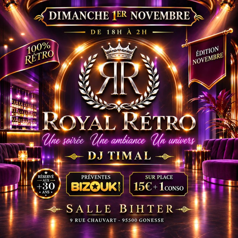 Royal Retro - Affiche