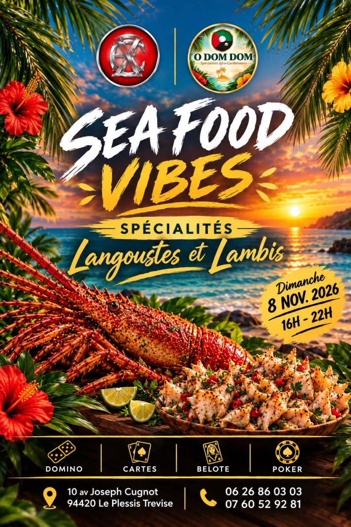 Sea Food Vibes - Affiche