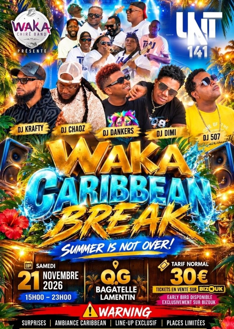 Waka Caribbean Break - Affiche