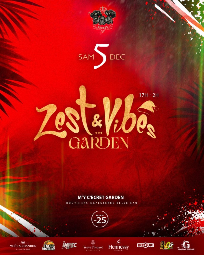 Zest & Vibes Garden - Affiche