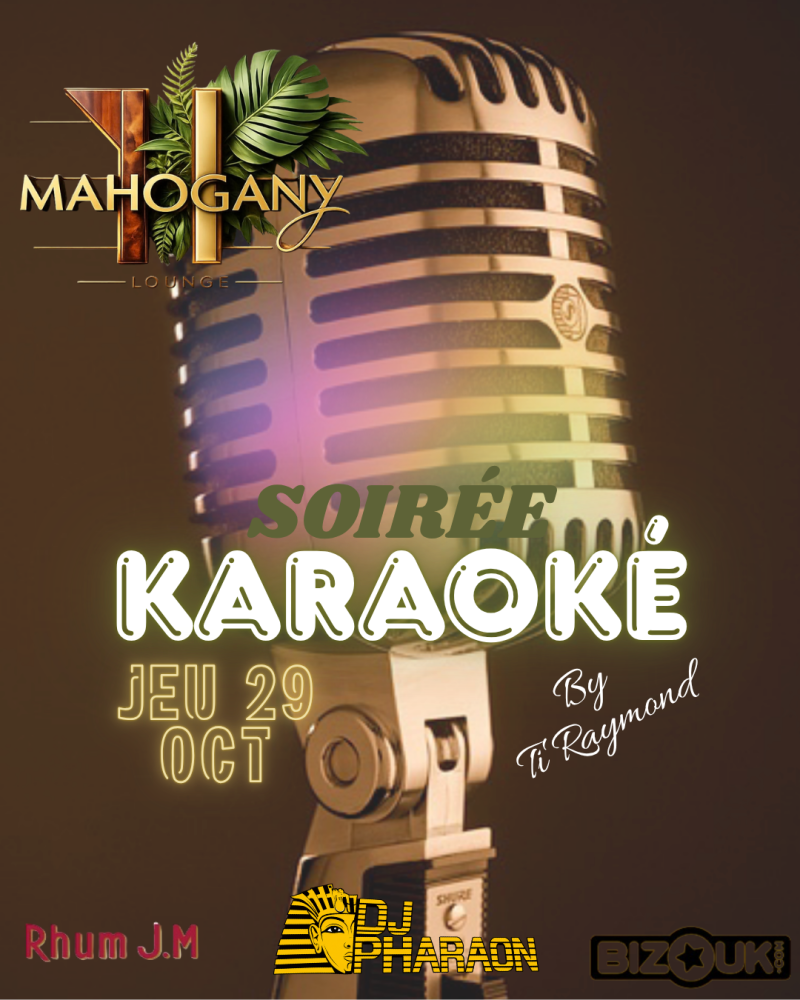 Soirée Karaoké - Affiche