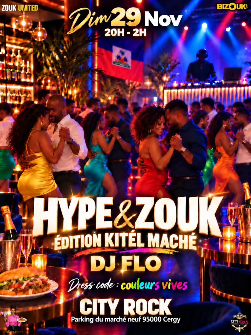 Hype & Zouk Edition Kitél Maché Avec Dj Flo - Affiche
