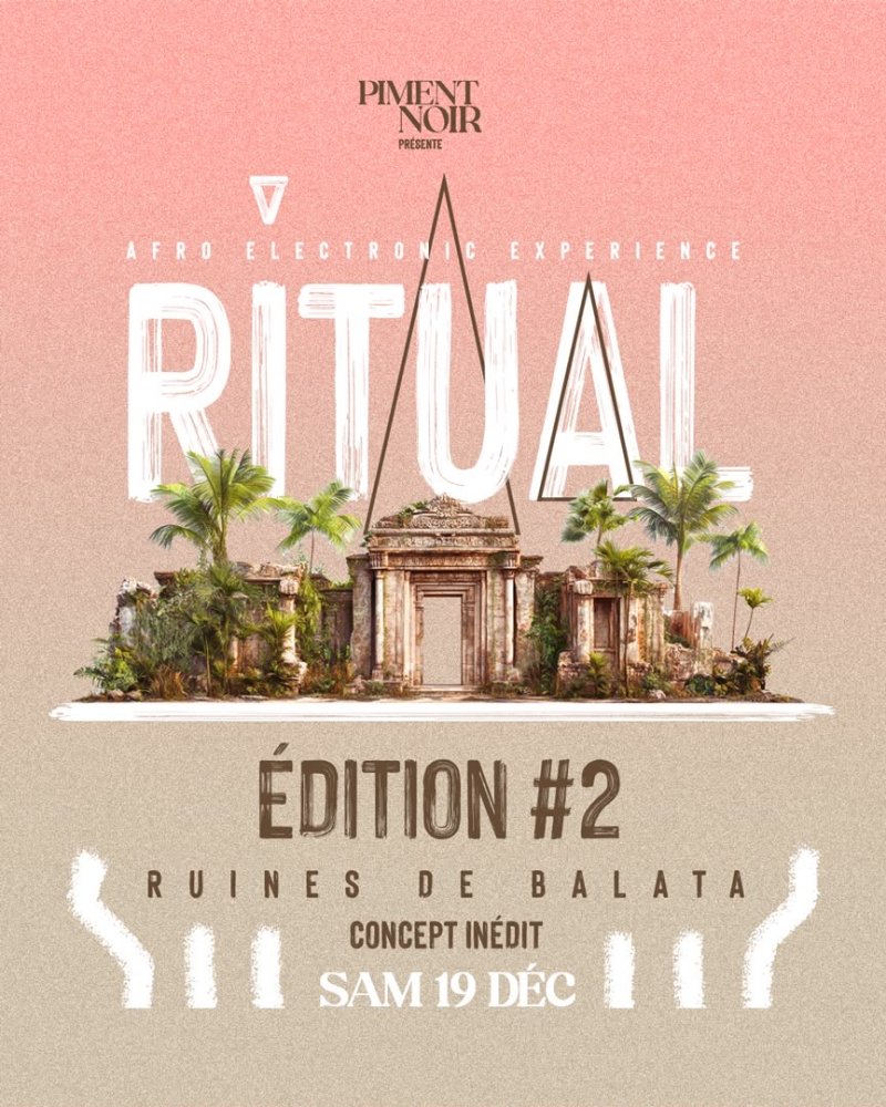 Ritual Afro House Experience 2ème Édition By Piment Noir - Affiche