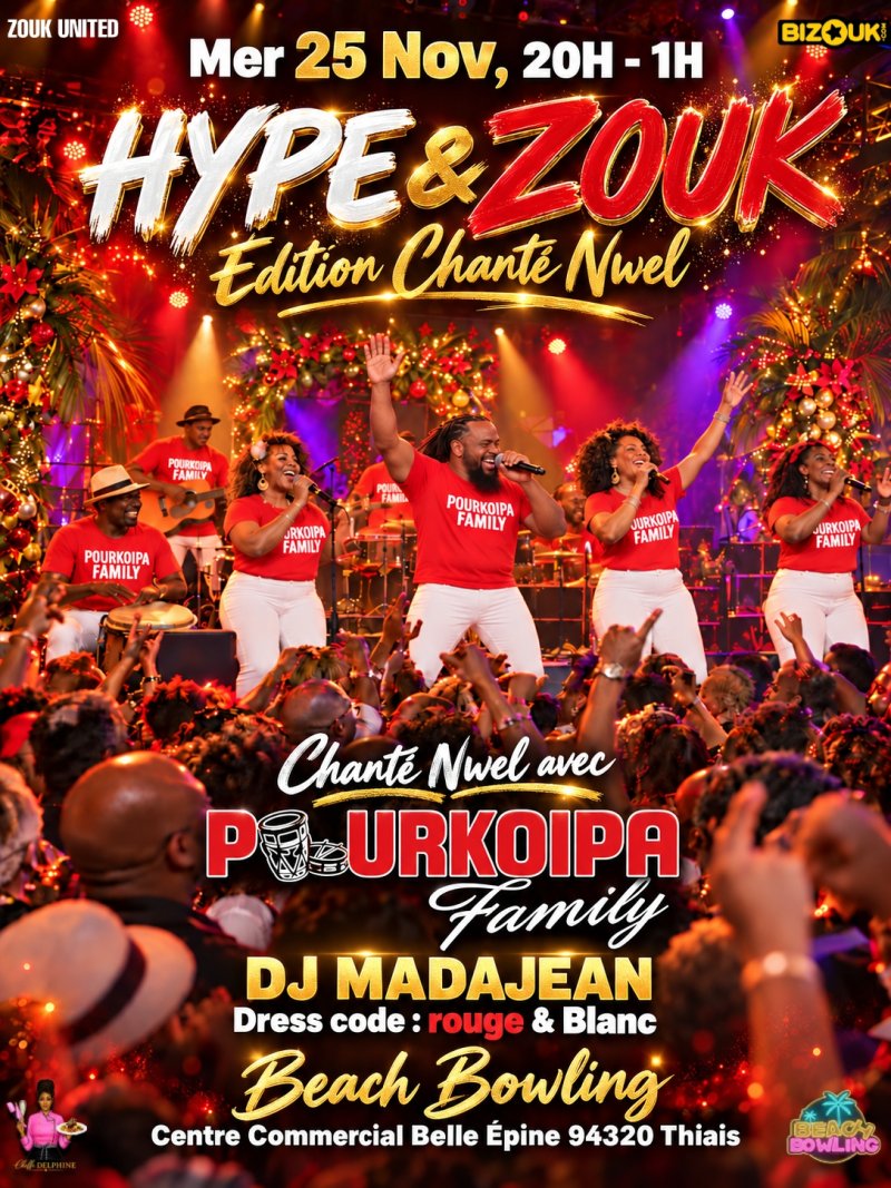 Hype & Zouk Édition Chanté Nwel  - Affiche