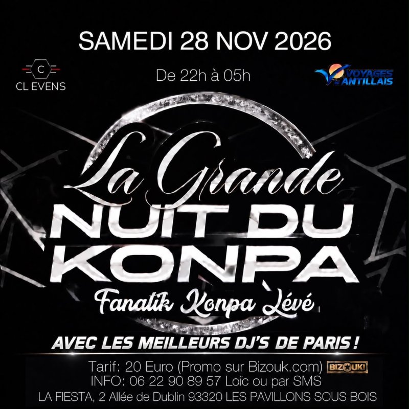La Grande Nuit Du Konpa - Affiche