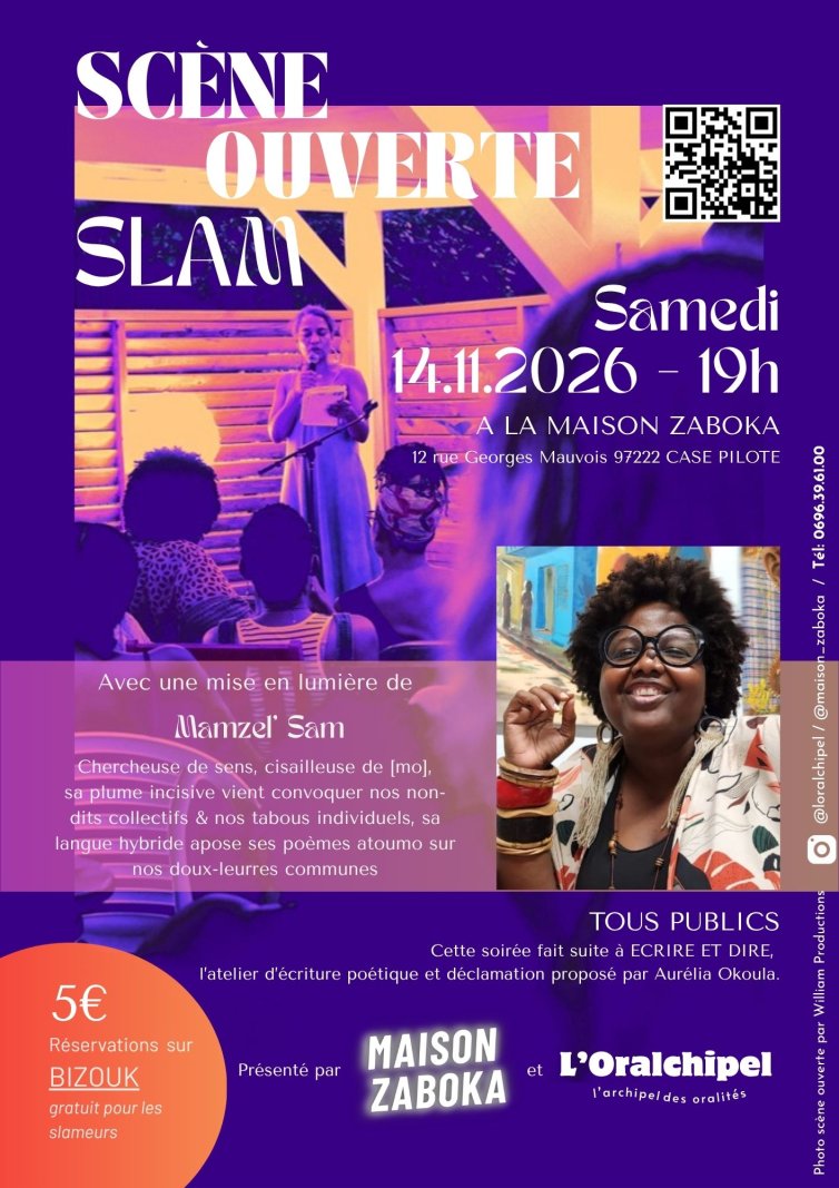 Scène Ouverte Slam - Affiche