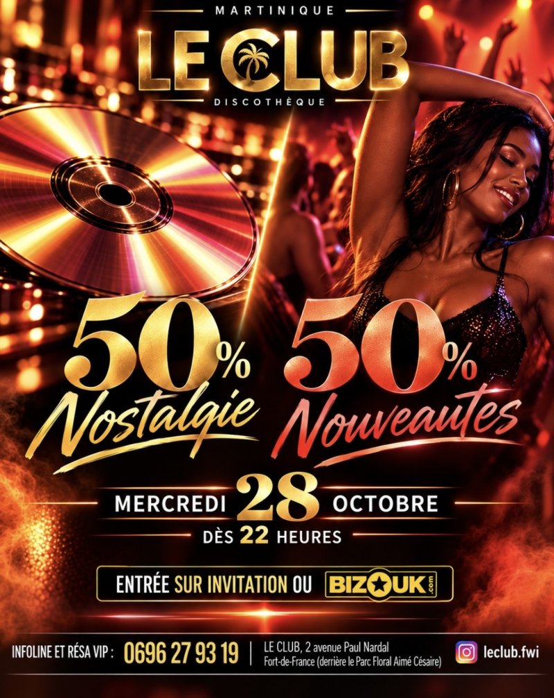 Soirée 50% Nouveautés, 50% Nostalgie - Affiche