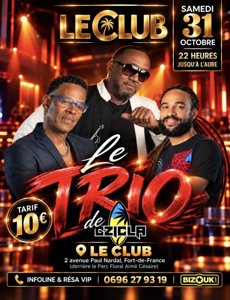 Le Trio : Thierry Lof, Lenny Ragot, Alain Genot - Affiche