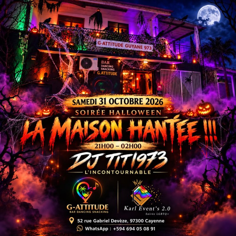 👻☠️🎃soirée Halloween 👻☠️🎃  - Affiche