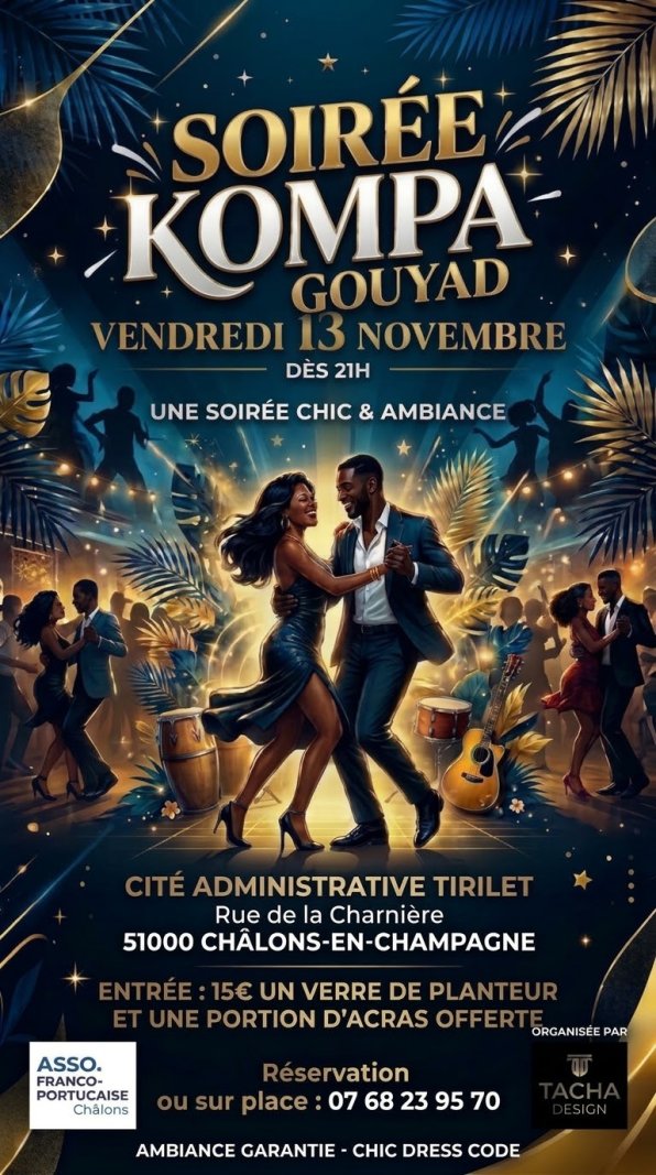 Soirée Kompa Gouyad - Affiche