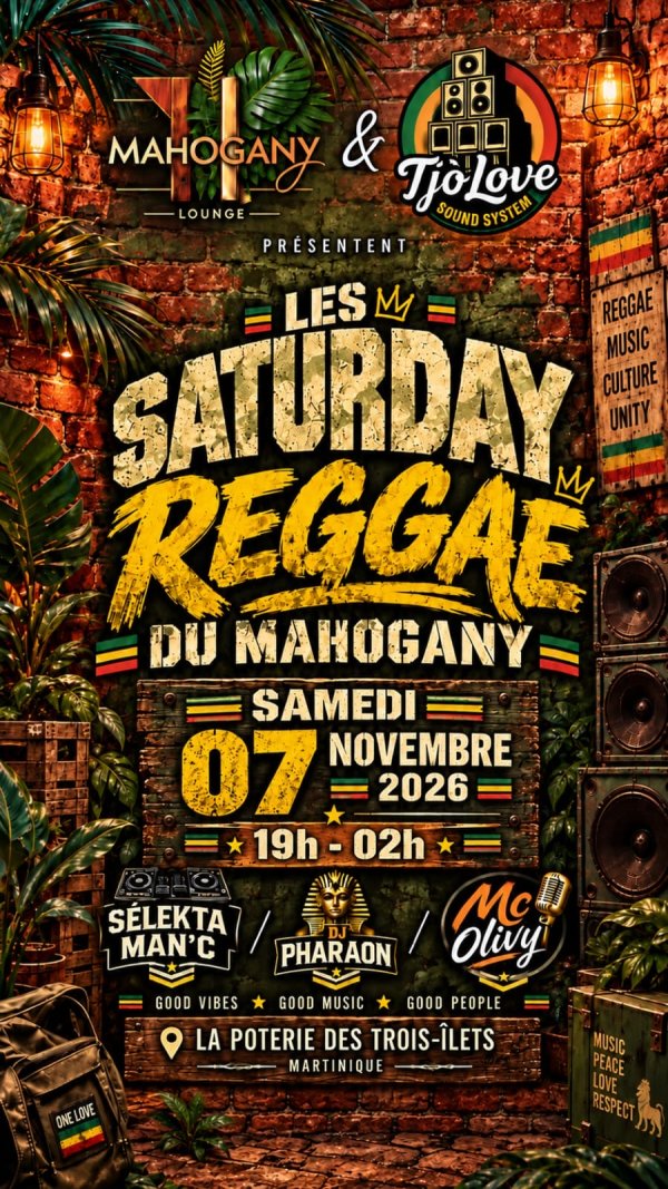 Les Saturday Reggae Du Mahogany - Affiche