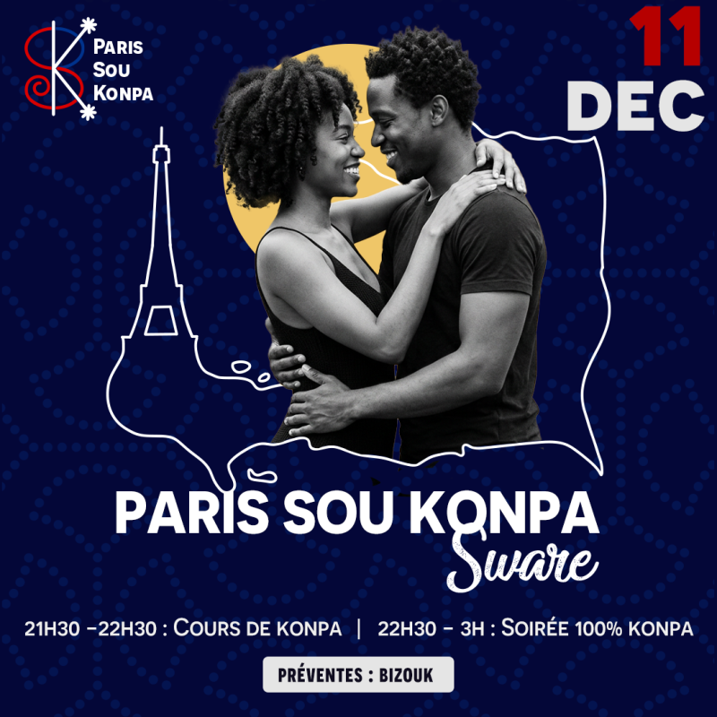 Paris Sou Konpa Sware - Edition Décembre 2026 - Affiche