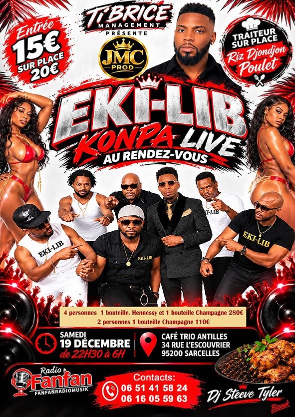 Eki-Lib Konpa Live - Affiche