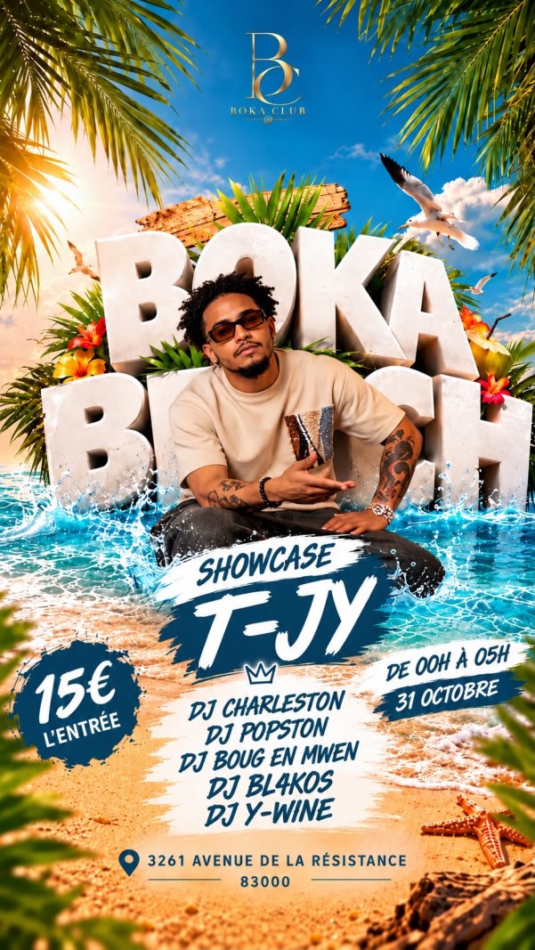 Boka Beach - Affiche