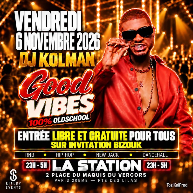 Good Vibes 100 Pour 100 Old School - Affiche